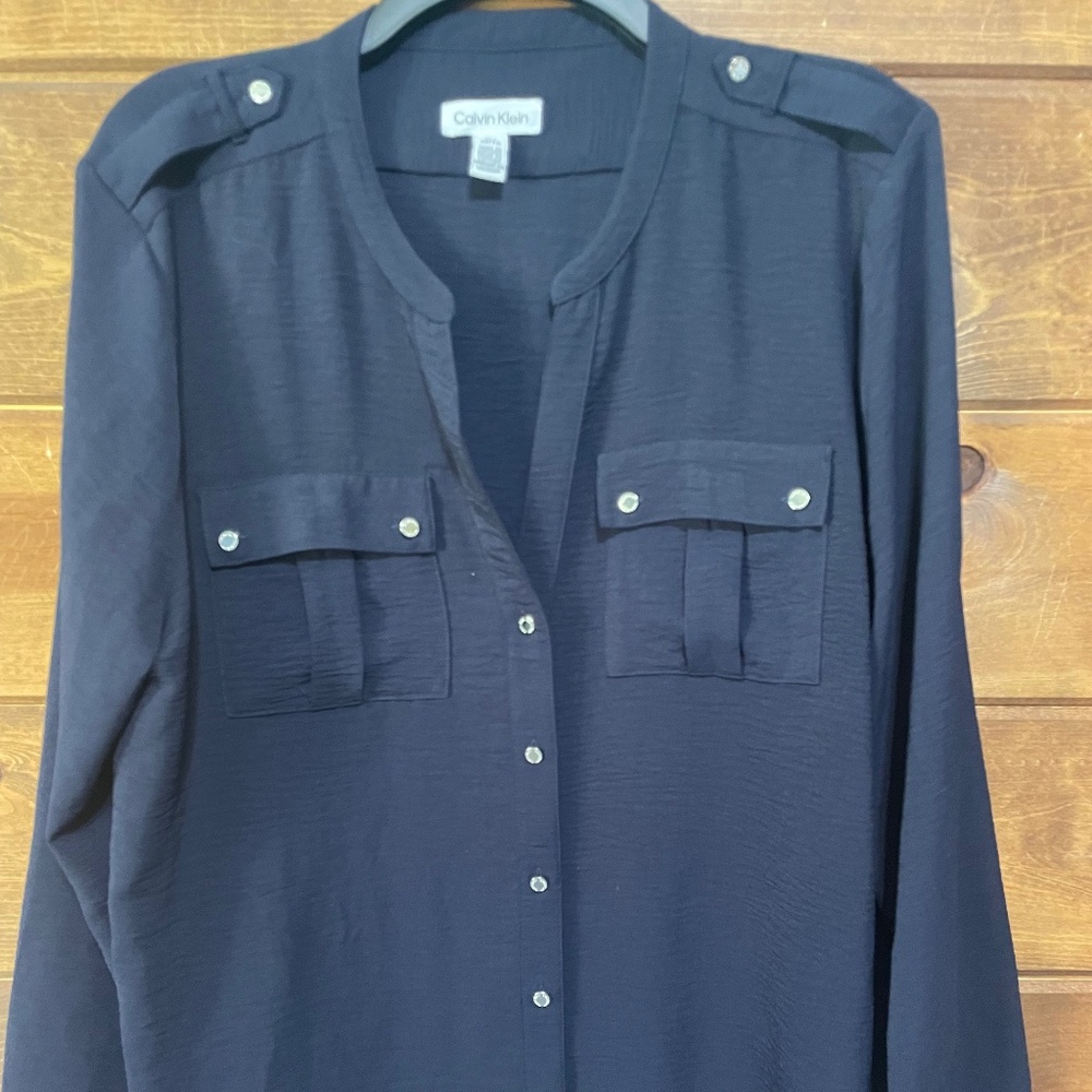 Military style blouse